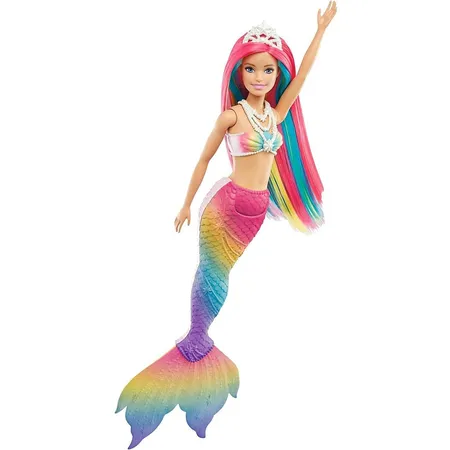 Barbie Dreamtopia Regenbogenzauber Meerjungfrau Puppe mit Farbwechsel