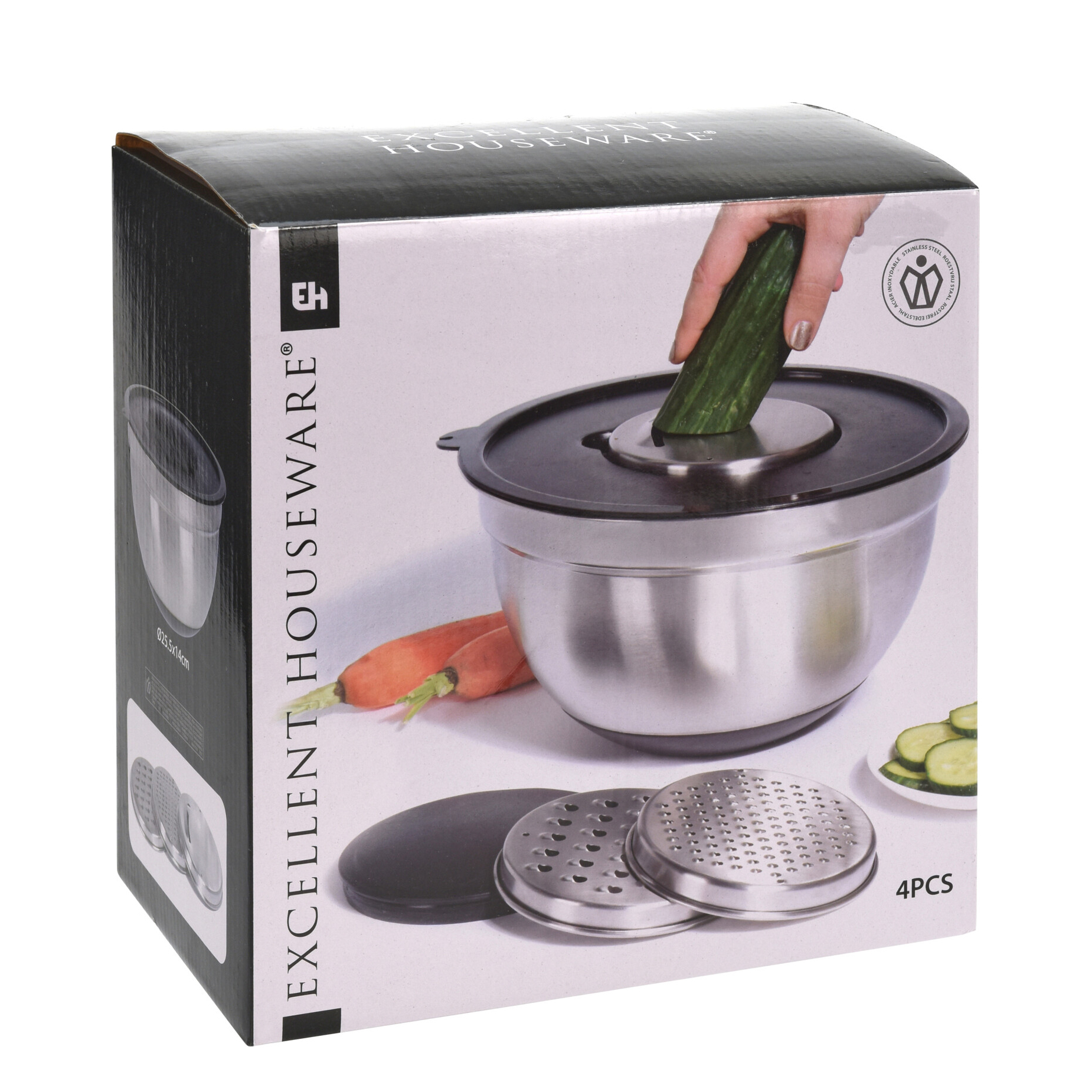 Schüssel mit Küchenreibe Set 6-teilig