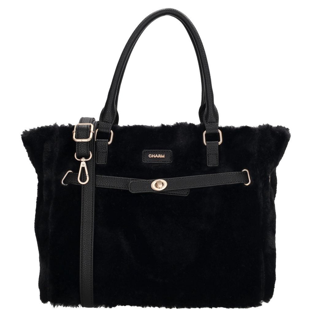 Charm London Alaska Shopper/ Handtas Zwart