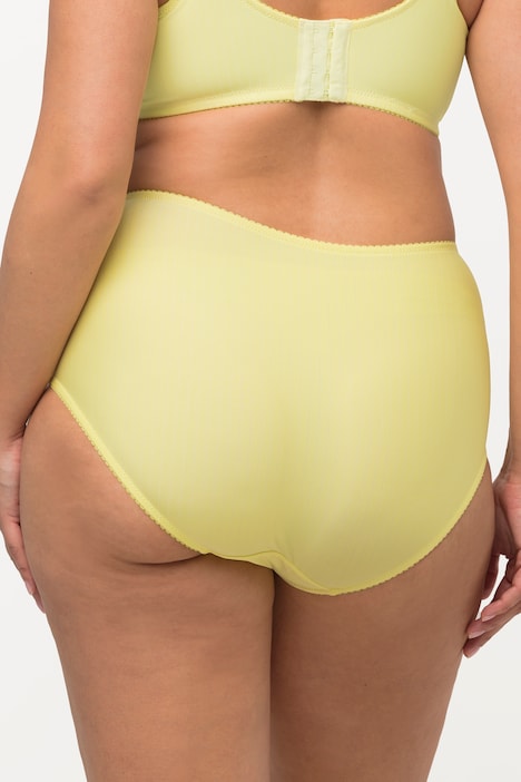 Midislips, 2er-Pack, Nadelstreifen, höher geschnitten
