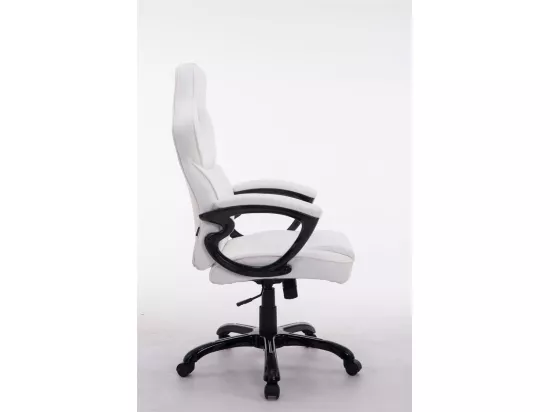 Chaise de bureau - Similicuir & Plastique - Blanc - BIG XXX