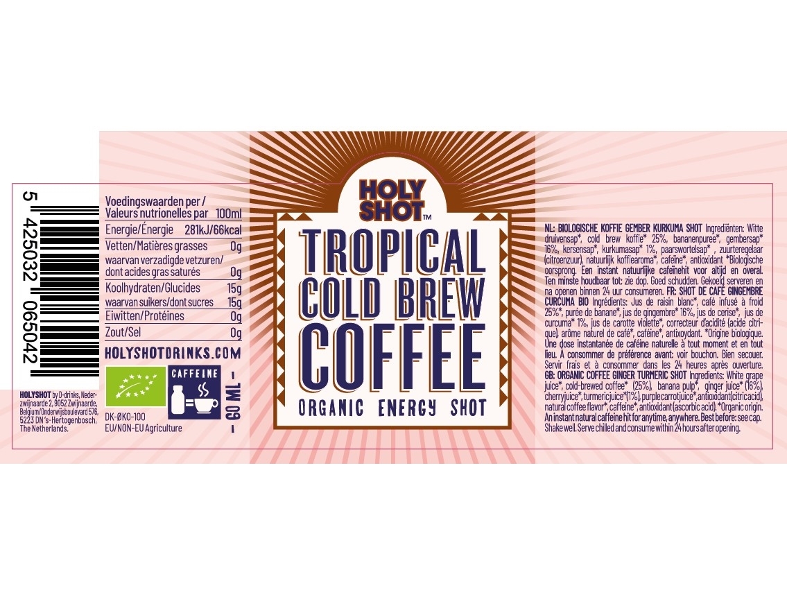 SUMO HOLYSHOT CAFÉ E GENGIBRE BIO 60 ML
