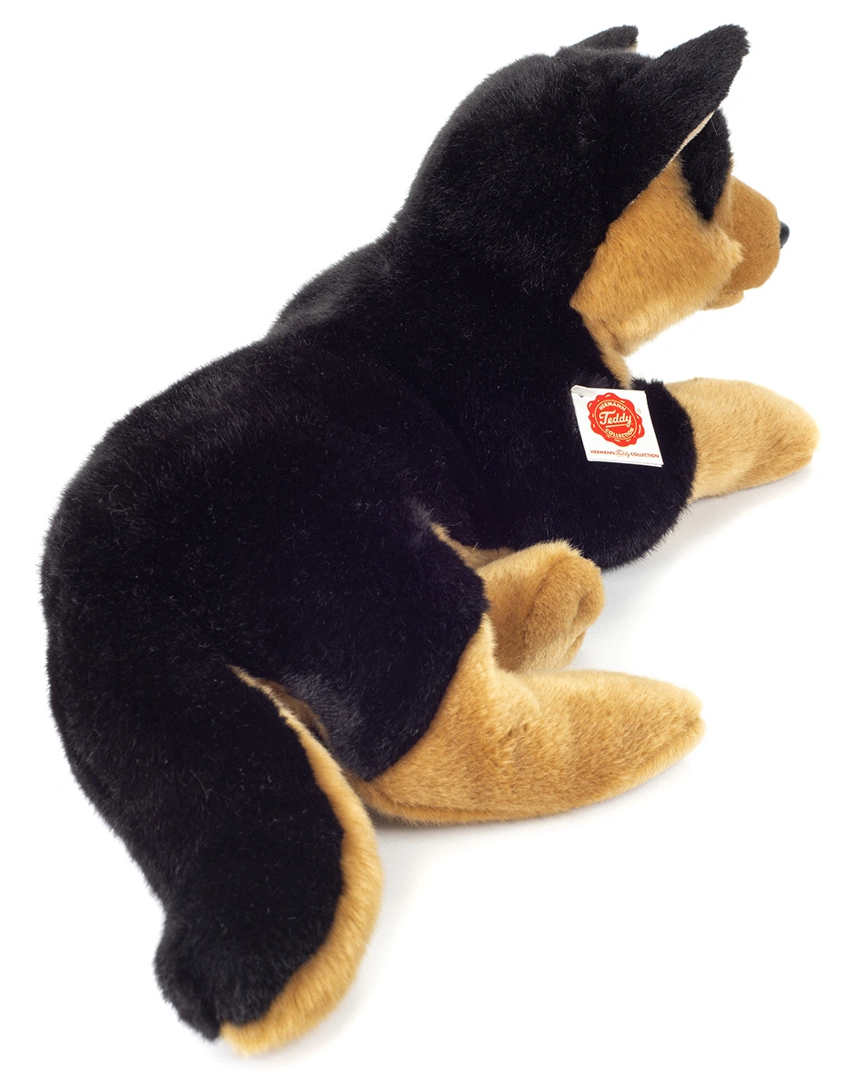 Kuscheltier SCHÄFERHUND (45 cm) liegend in braun