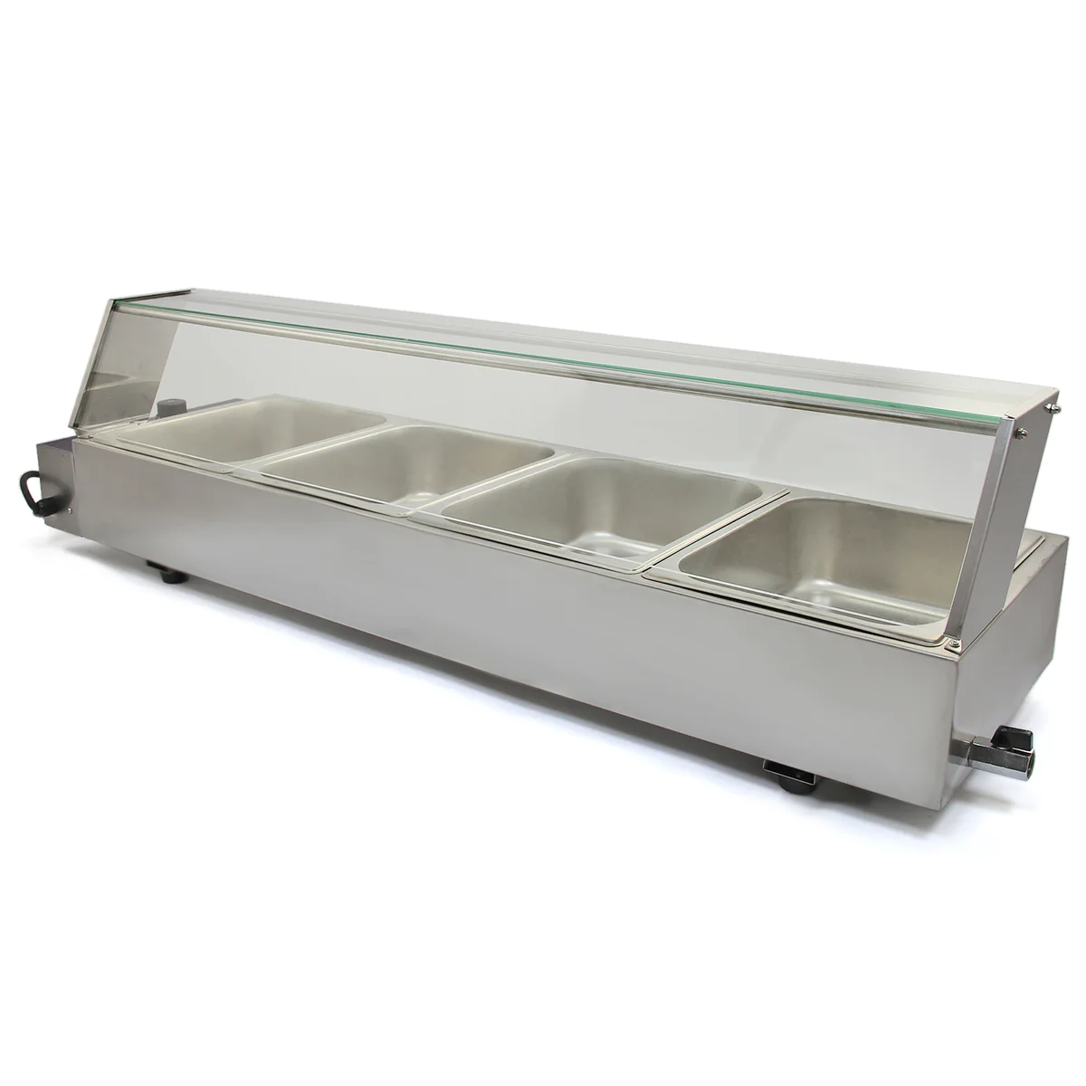 KuKoo Vitrine Bain Marie Professionnel à 4 Bacs Kukoo