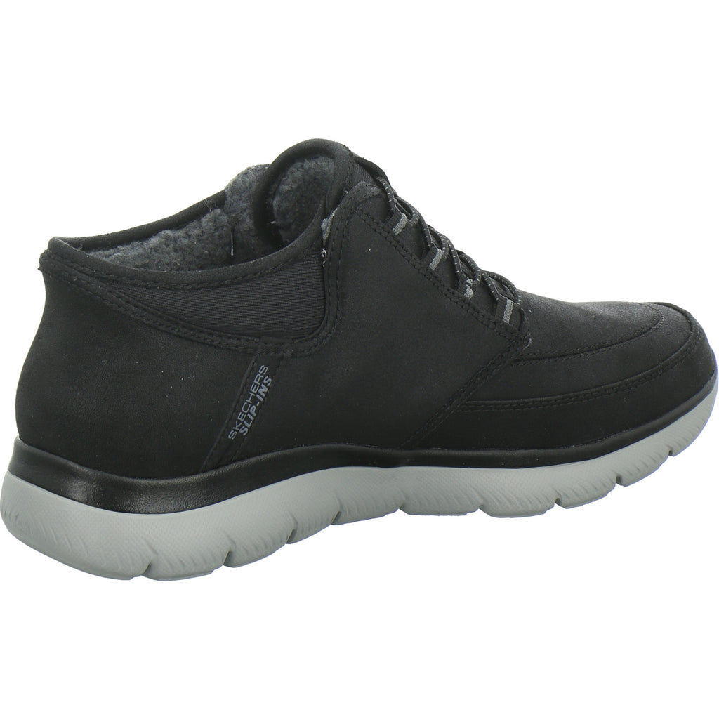 Skechers Winterschuhe Herren Summits Slip Ins Schwarz