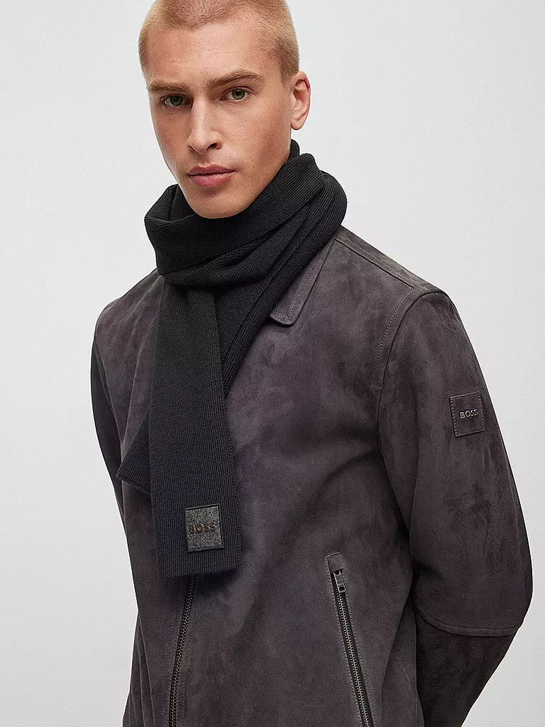 BOSS Schal FOXON schwarz
