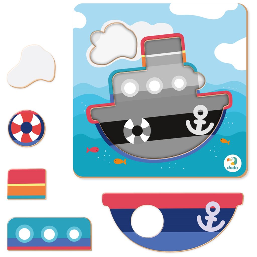 dodododo   kleines Sortierpuzzle Schiff