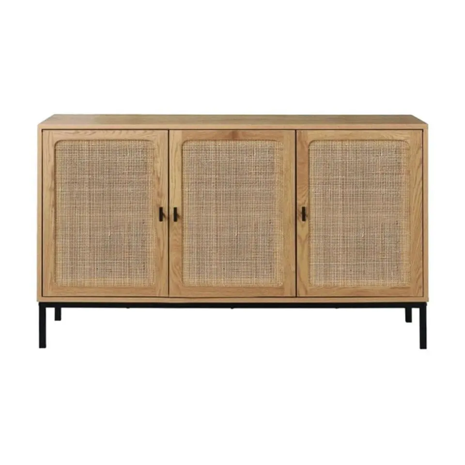 CALICOSY - Dressoir JAYA - Licht hout - 72x120x40 cm