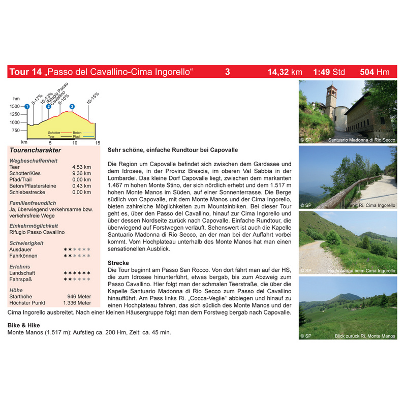 AM-Berg Verlag Gardasee Südwest - Valvestino See MTB Touren