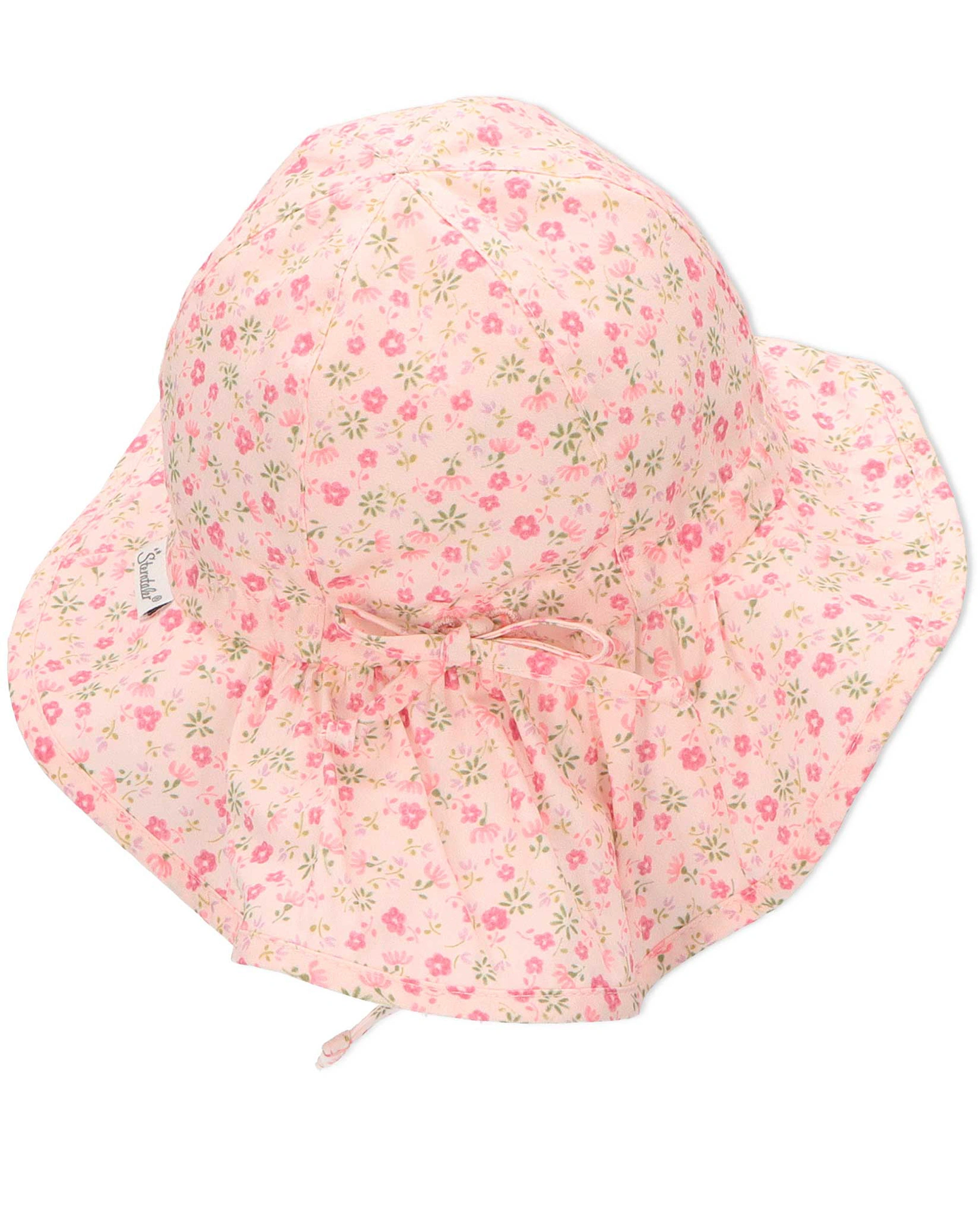 Sommerhut FLORA mit Nackenschutz in rosa