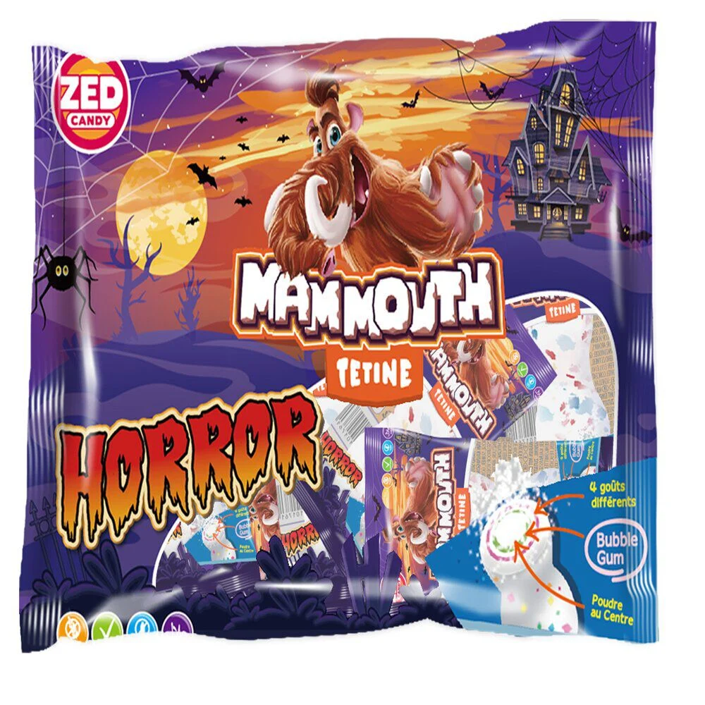 Bonbons Halloween Mammouth forme tétine 300gr