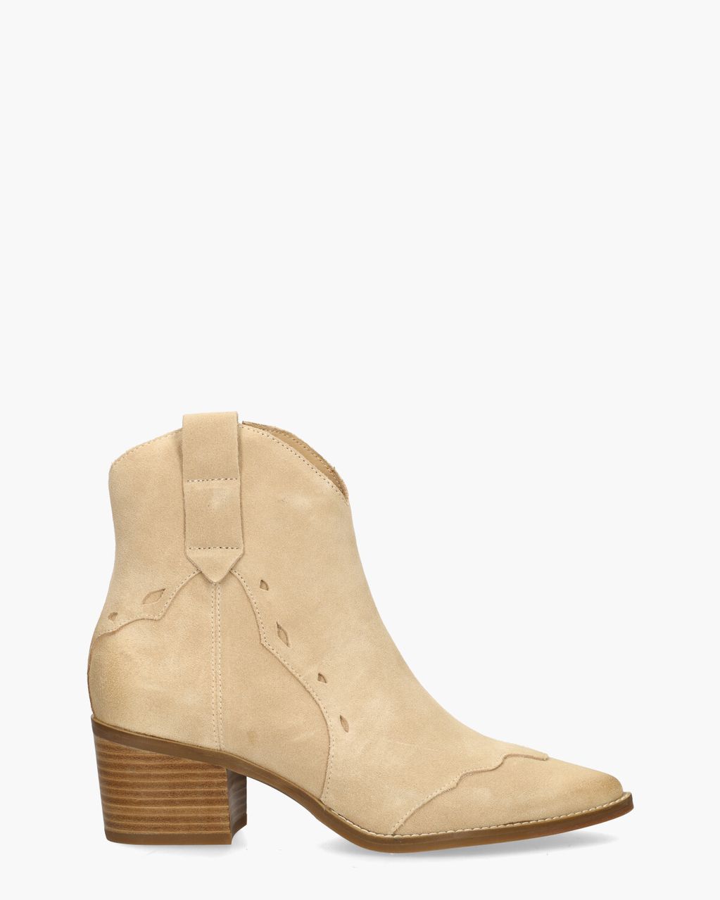Di Lauro Ryomara Beige Dames Enkelboots