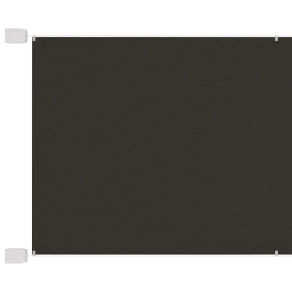 Auvent vertical 60 x 800 cm tissu oxford anthracite