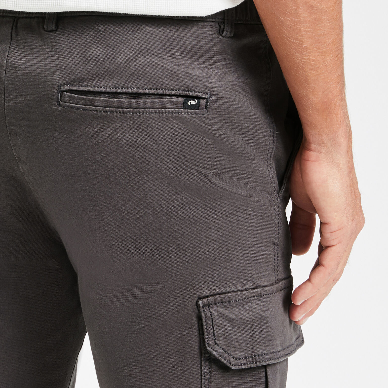 Pantalon cargo Gris moyen