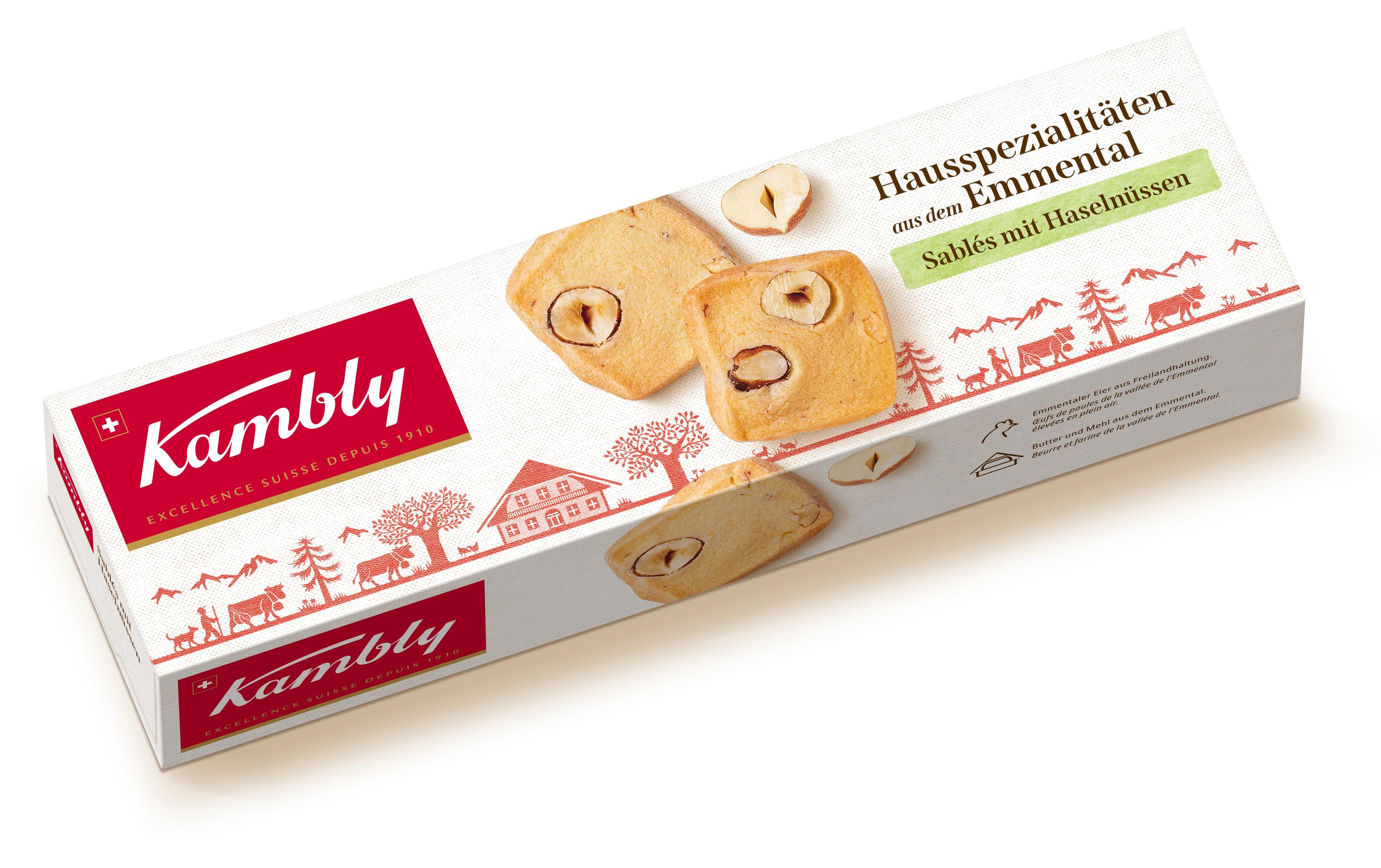 Guetzli Sablés mit Haselnüssen Haselnuss 90 gEmmentaler Gebäckspezialität