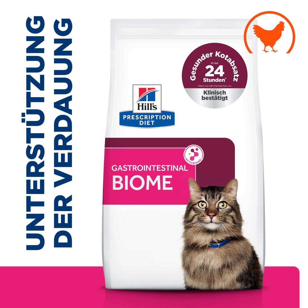 Hill's Prescription Diet Gastrointestinal Biome Digestive / Fibre Care mit Huhn 1,5 kg