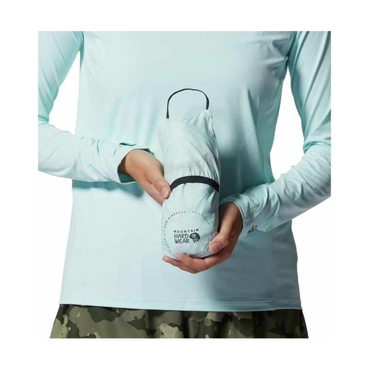 Mountain Hardwear Kor Airshell Full Zip Jacket Women Pale Ice