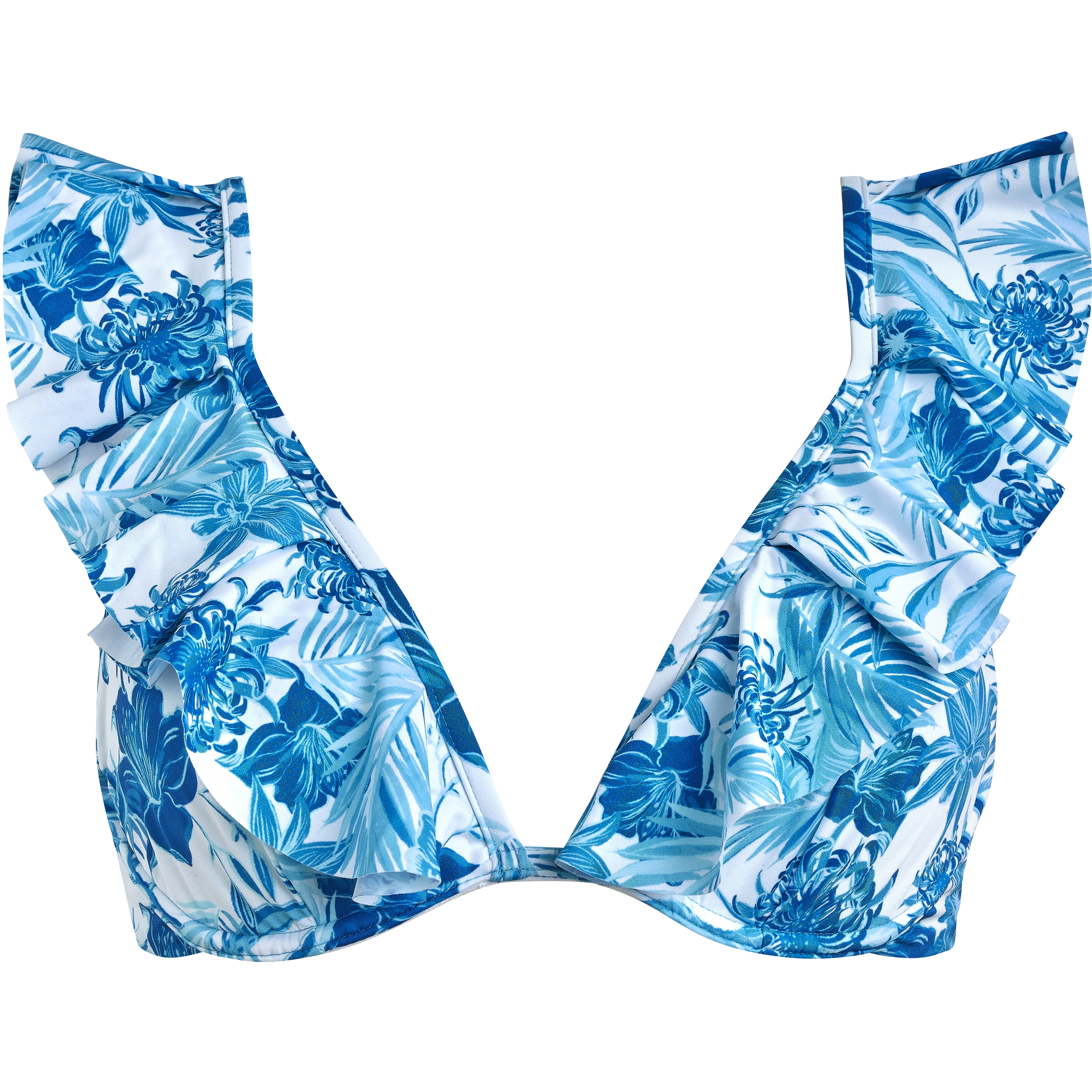 Haut de Maillot de Bain Foulard avec Armatures Femme Tahiti Flowers