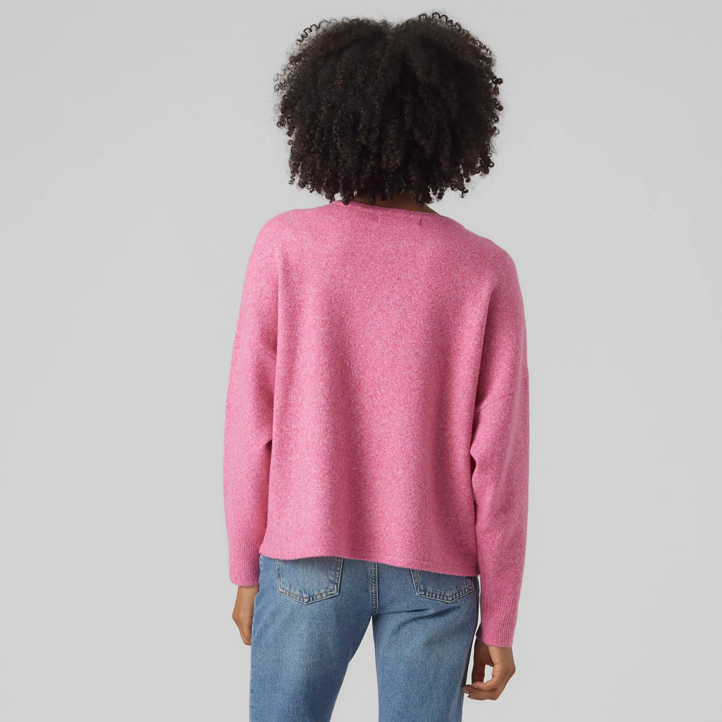 Vero Moda VMDOFFY LS V-NECK BLO Strickpullover