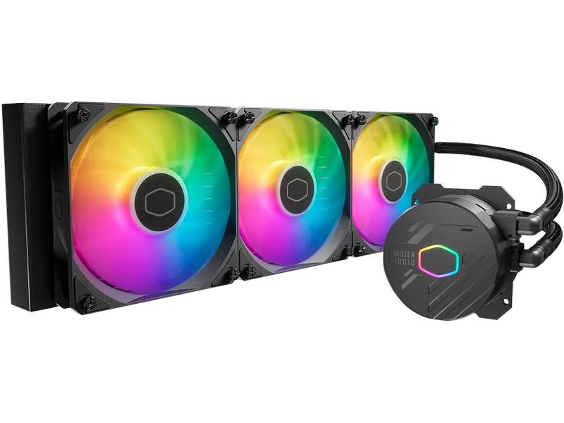 Cooler Master Wasserkühlung Master ML360 CORE II ARGB Schwa Vollständig anpassbare AIO-Flüssigkeitskühlung