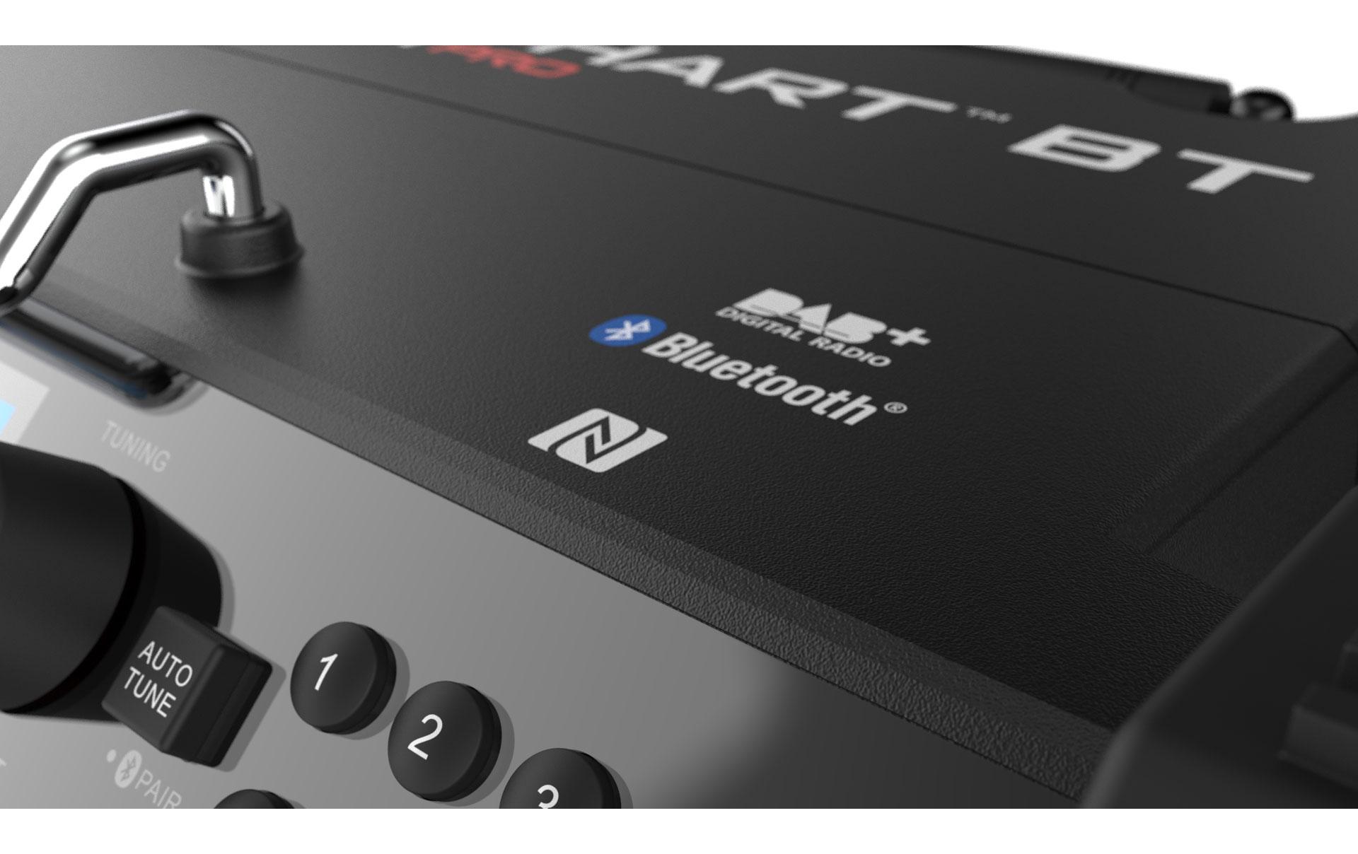 DAB+ Radio ROCKHART Schwarz<br>Grosses, lautes Baustellenradio