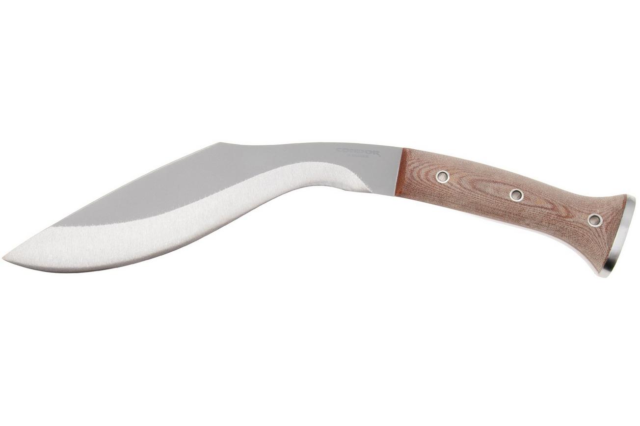 Condor K-TACT Kukri Knife CTK1811-10, Satin Convexed 1075, Micarta, kapmes