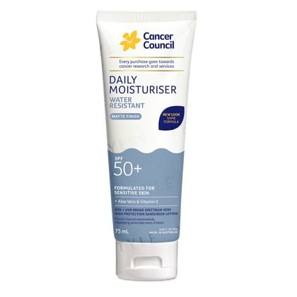 Kankerraad - Dagelijkse vochtinbrengende crème, waterbestendig SPF 50+