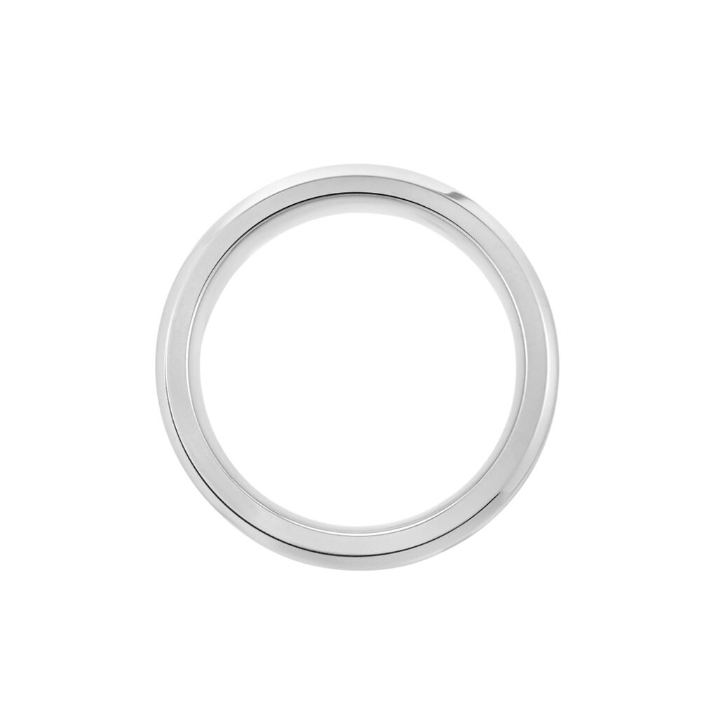 Bague Jourdan Oahu Acier Blanc Et Noir