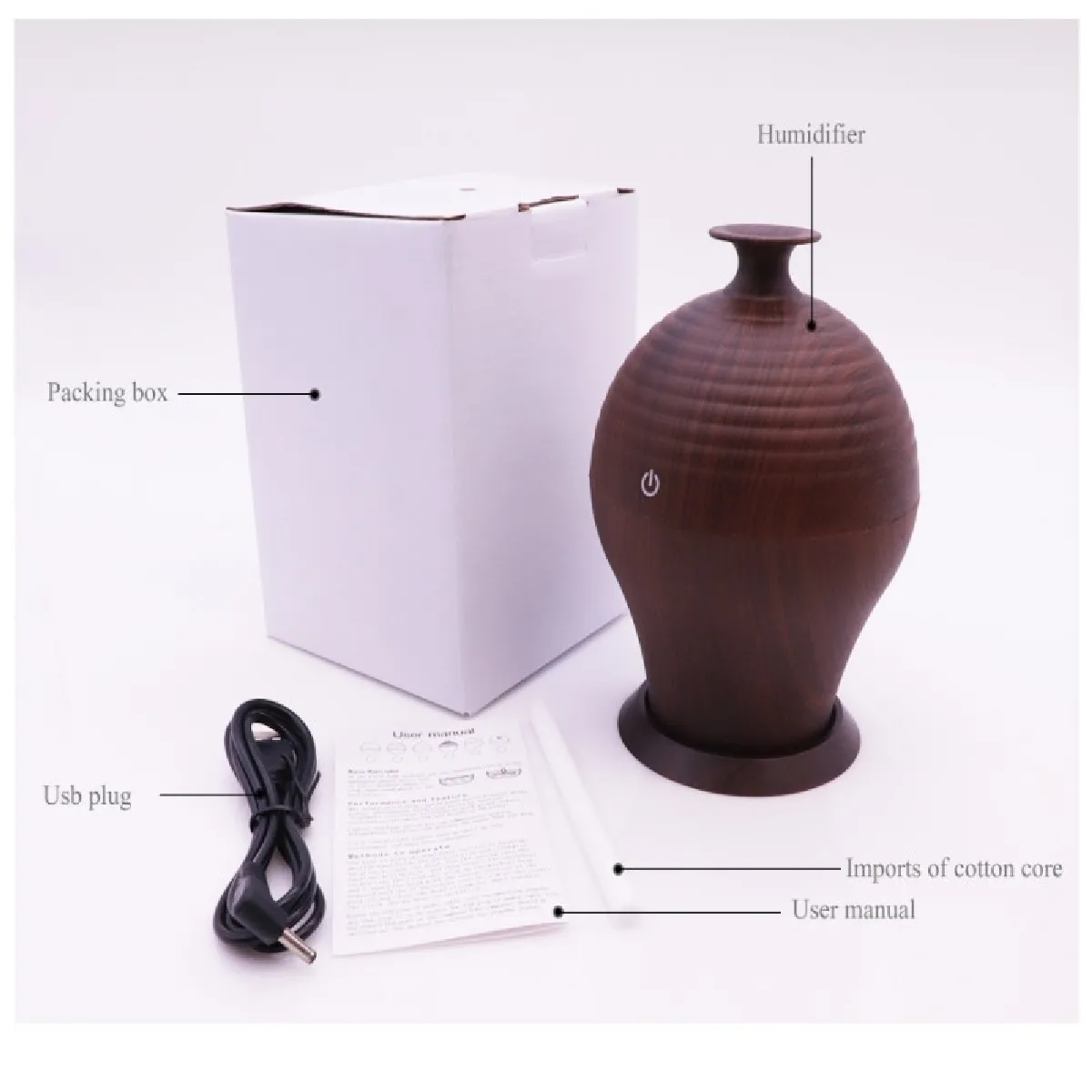 Wewoo Mini humidificateur aromathérapie USB