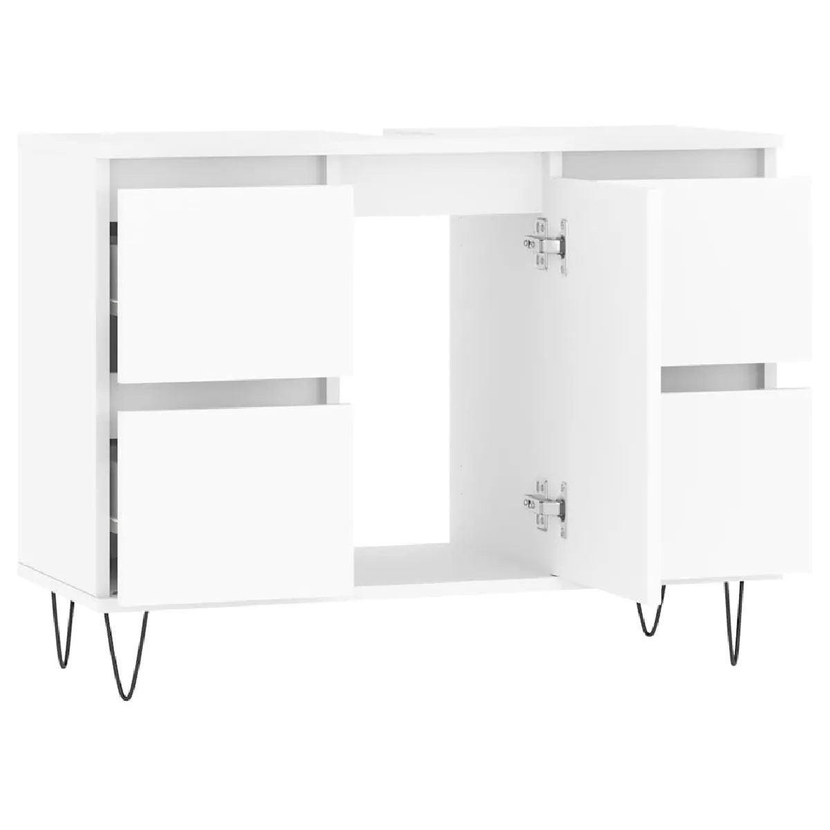 vidaXL Blanc 80x33x60 cm