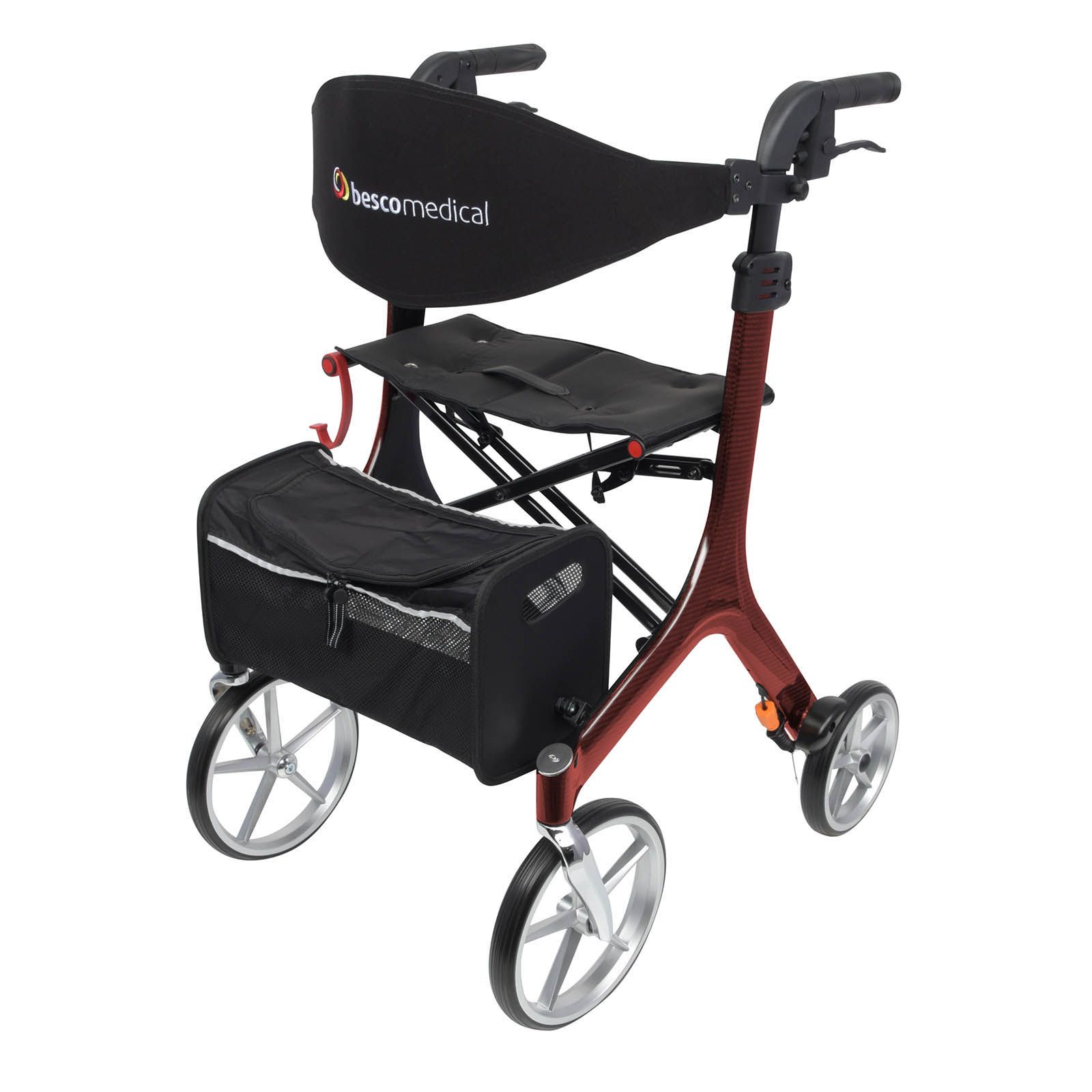 Premium Leichtgewicht Rollator Carbon | bescomedical
