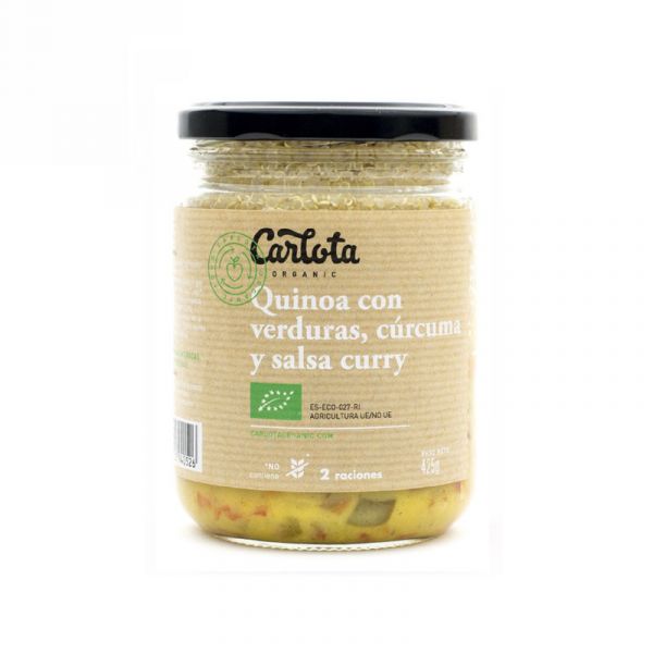 Carlota Organic Quinoa com Curcuma e Curry 425g