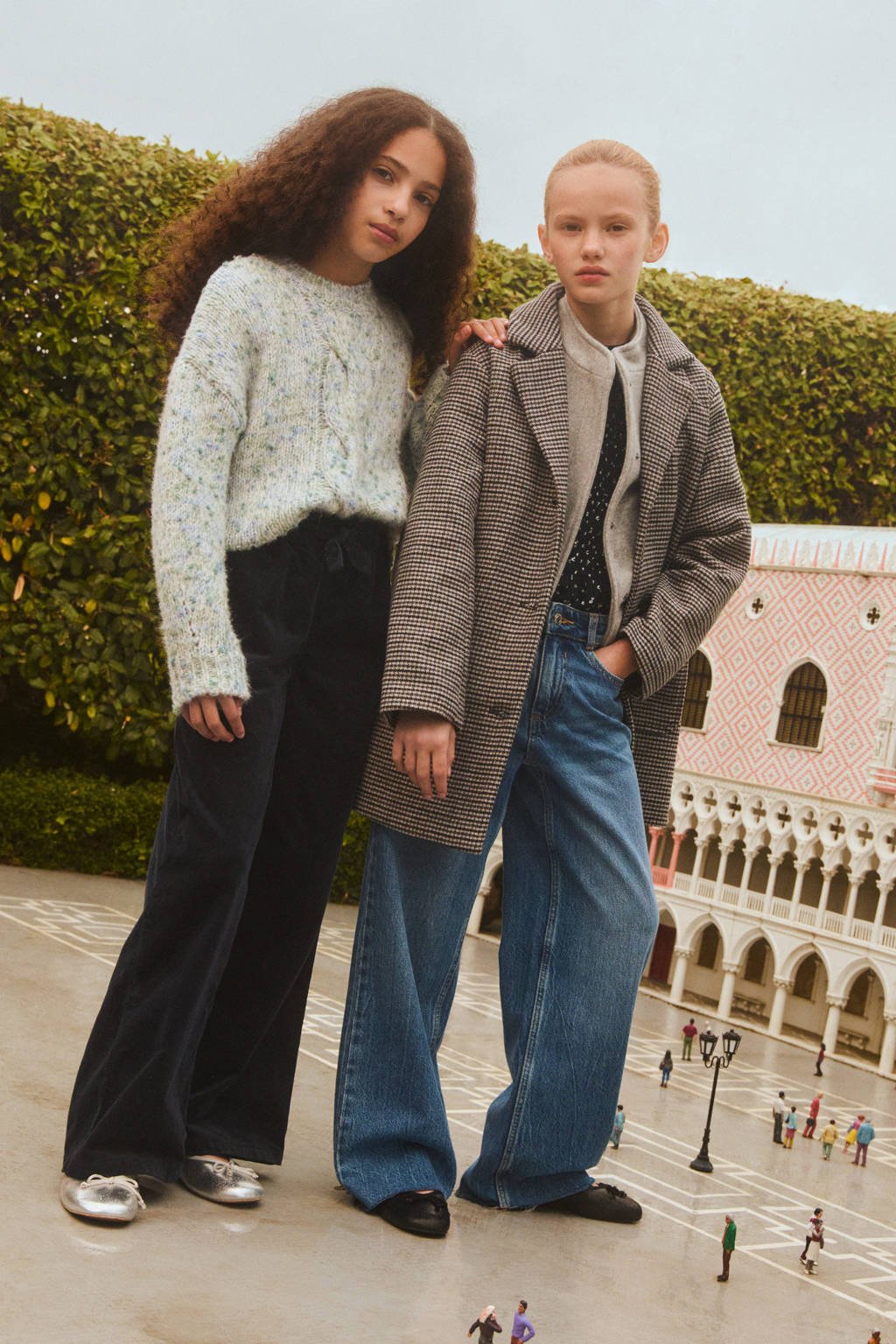 Mango Kids casual broek marine