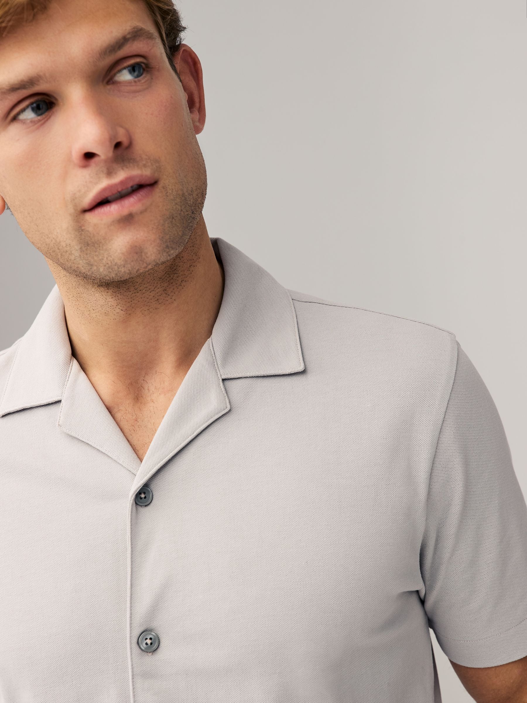 Marineblauw/grijs/wit - Piqué shirts met korte mouwen verpakking van 3