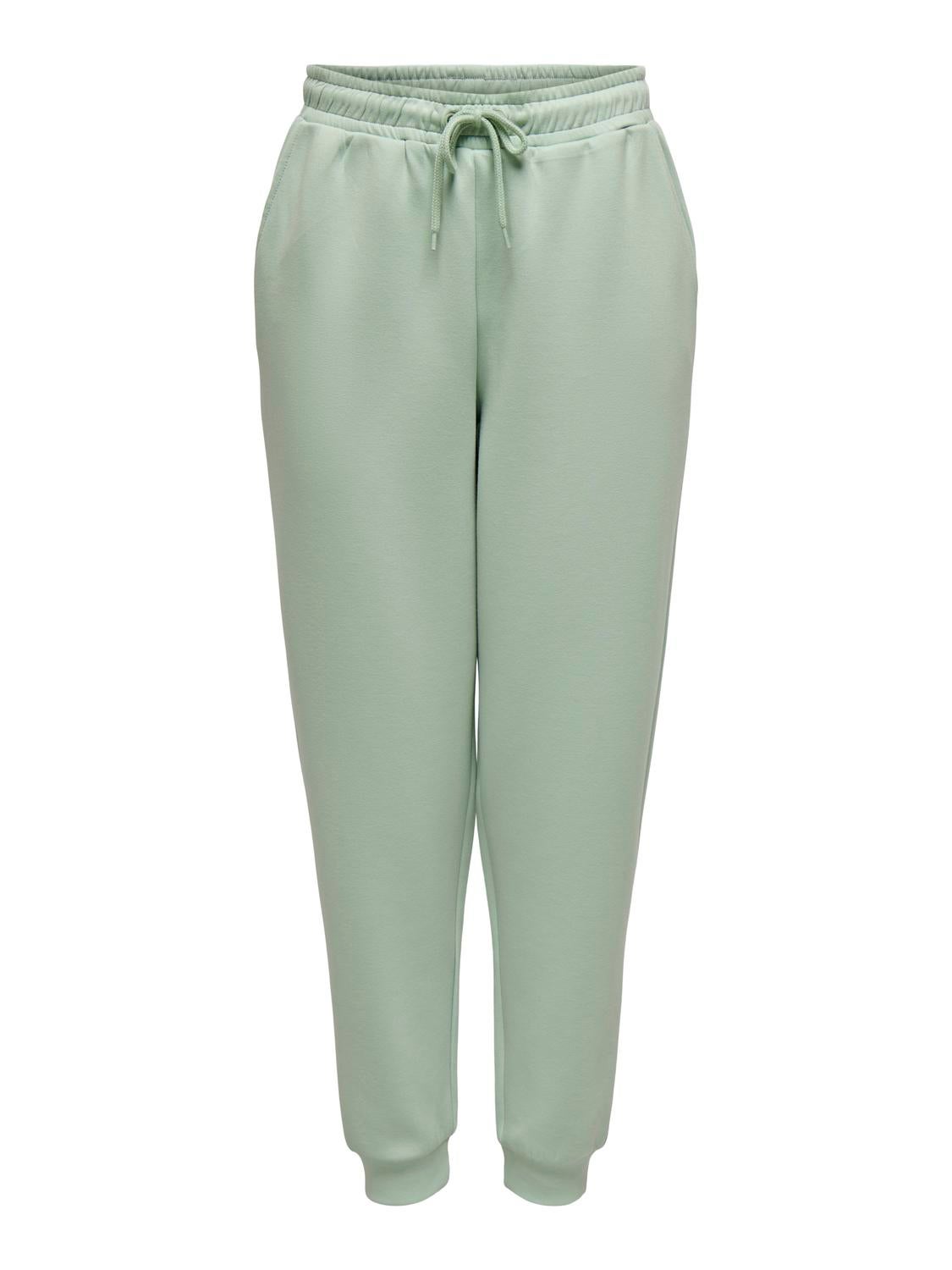 ONPLOUNGE Hohe Taille Normal geschnitten Jogginghose Frosty Green