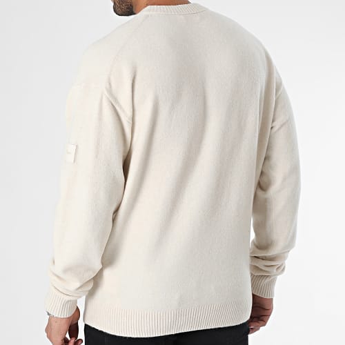 Sweat Crewneck Lycra Blend Comfort 0401 Beige