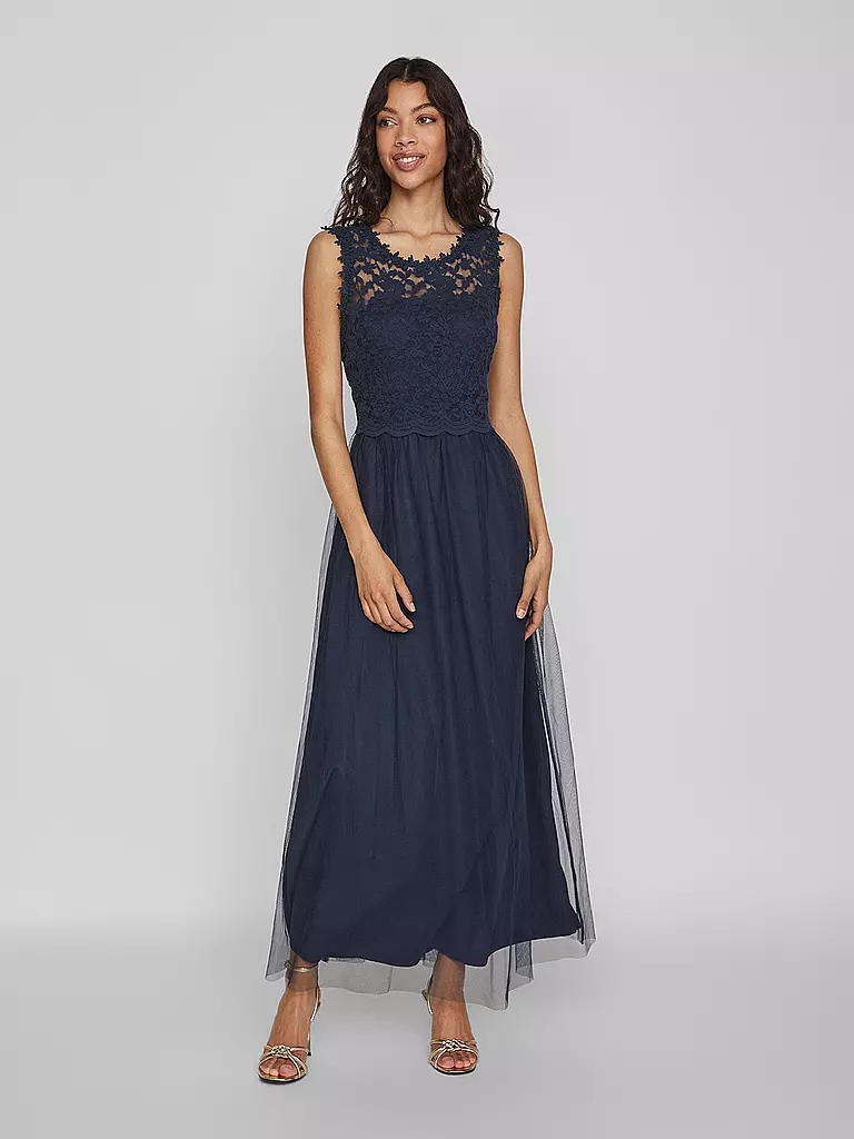 VILA Abendkleid VILYNNEA dunkelblau