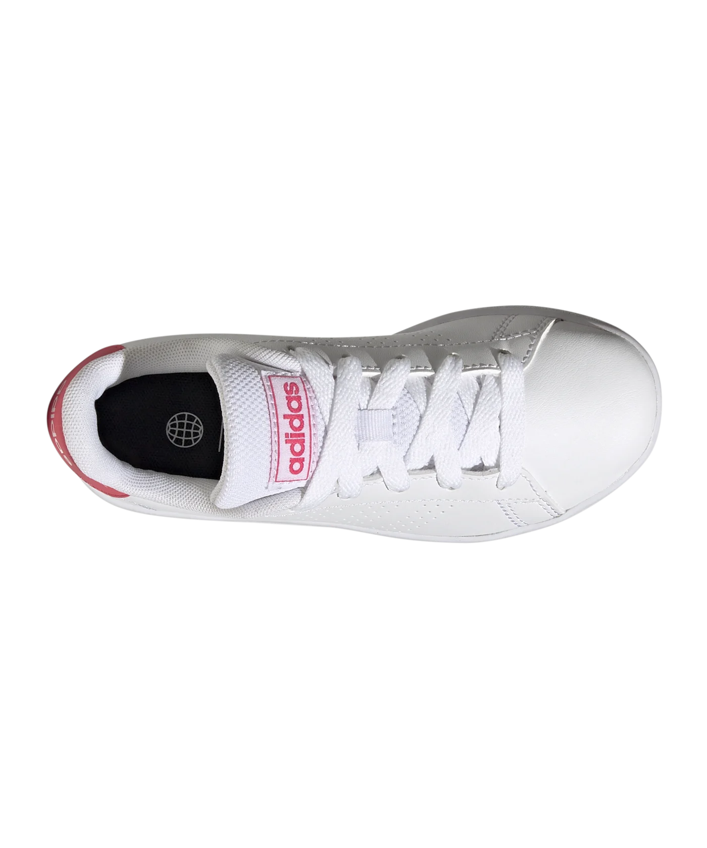 adidas Advantage Kids Weiss Pink