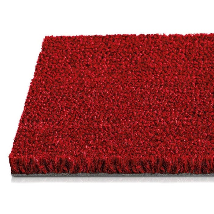 Deurmat van kokosnoot - Deurmat van kokosnoot voor voordeur - Rood / 17 mm - 50 x 80 cm