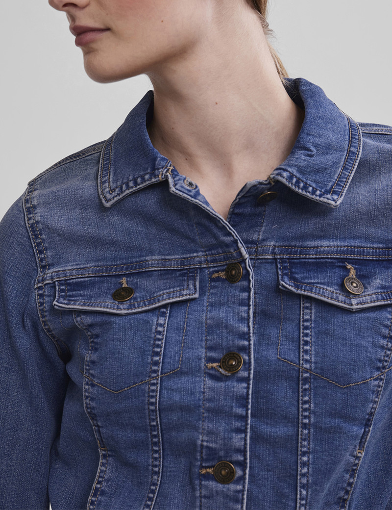PIECES VESTE EN JEAN OIA BLEU MOYEN
