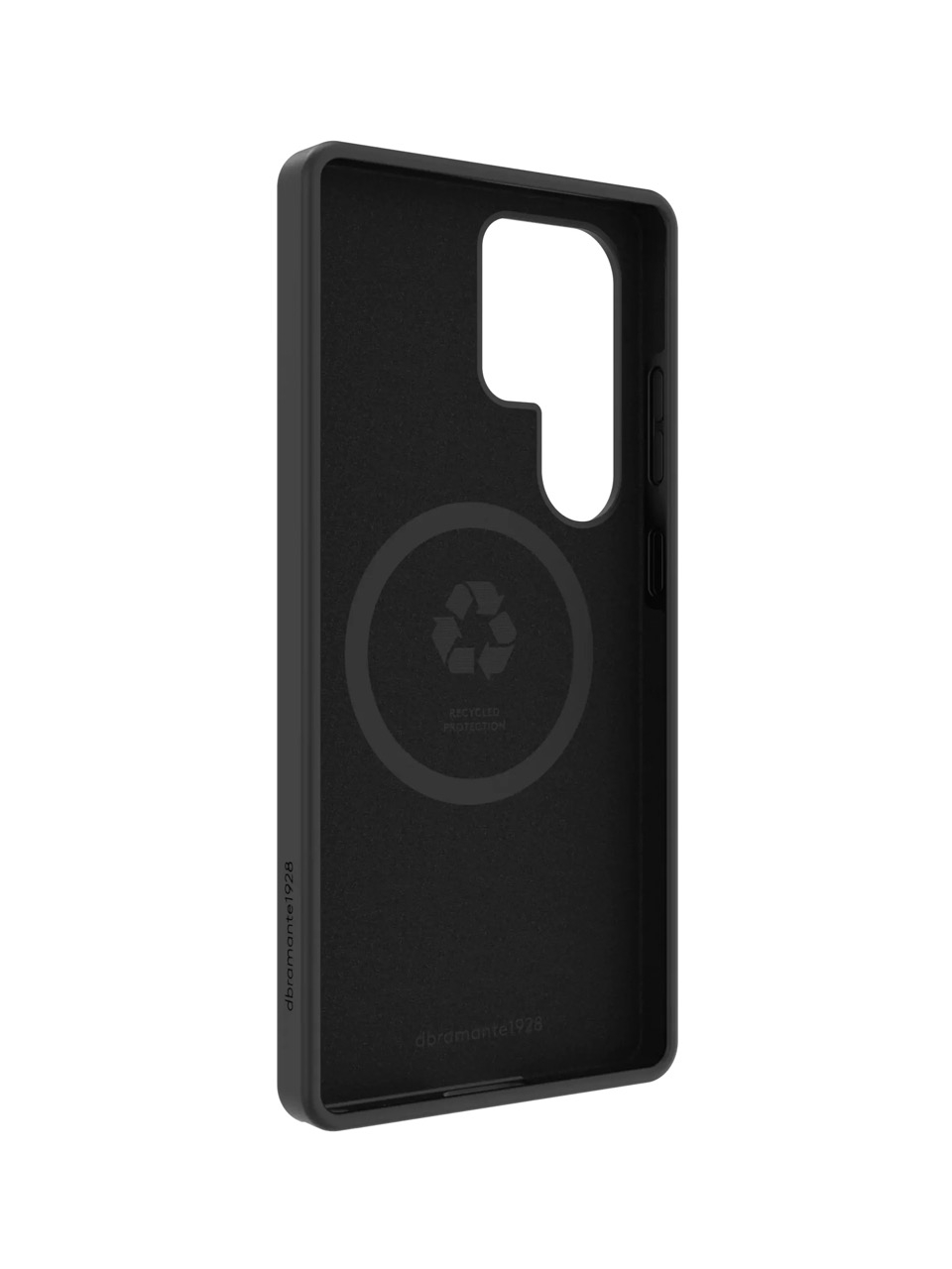 Samsung Galaxy S25 Ultra Silikon Case Hülle Monaco Recycled MagSafe-Modul (MOSUNIBL6575) - Night Black