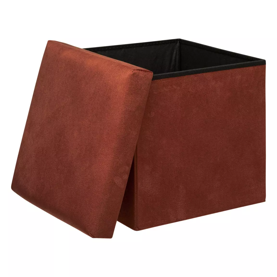 Pouf de rangement (H38 cm) Lilou Ambre