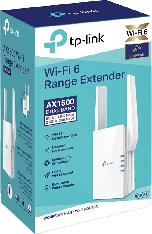 TP-Link RE505X WiFi 6 signaludvider