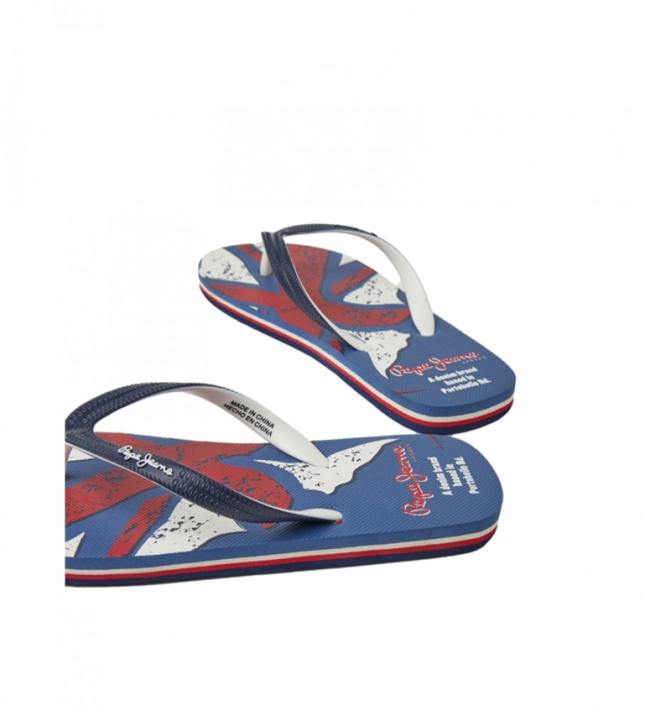 Chinelo Pepe Jeans com Bandeira Azul de Praia