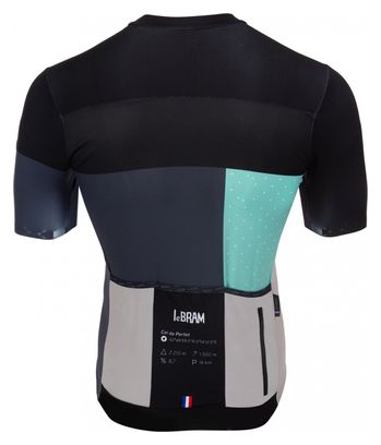 Maillot Manches Courtes LeBram Portet Noir Coupe Ajustée