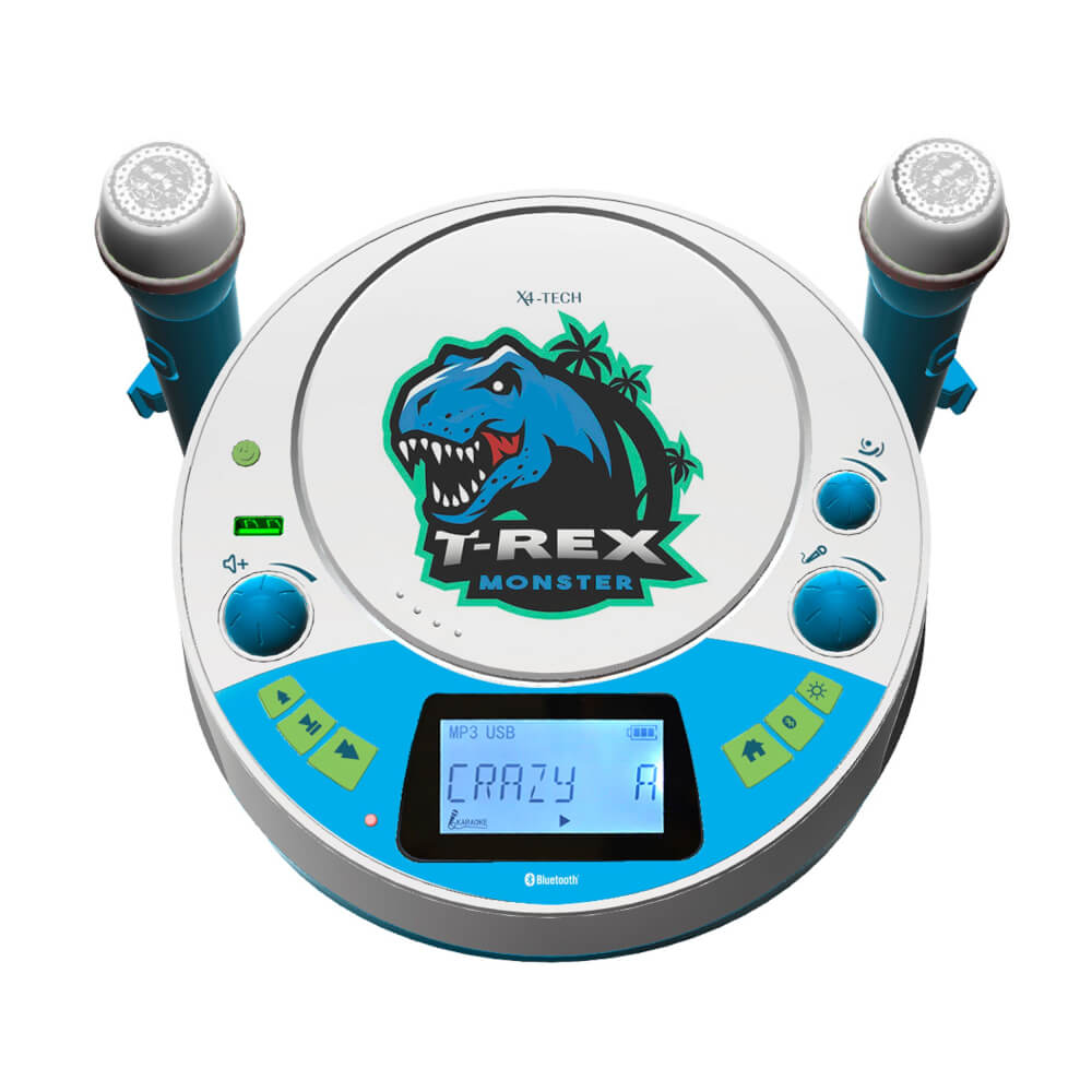 Bluetooth Karaoke Kinder Player blau