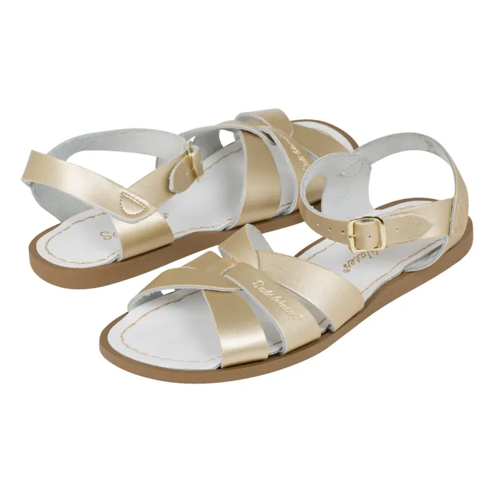 Salt-Water Sandales Cuir Waterproof Original | Doré