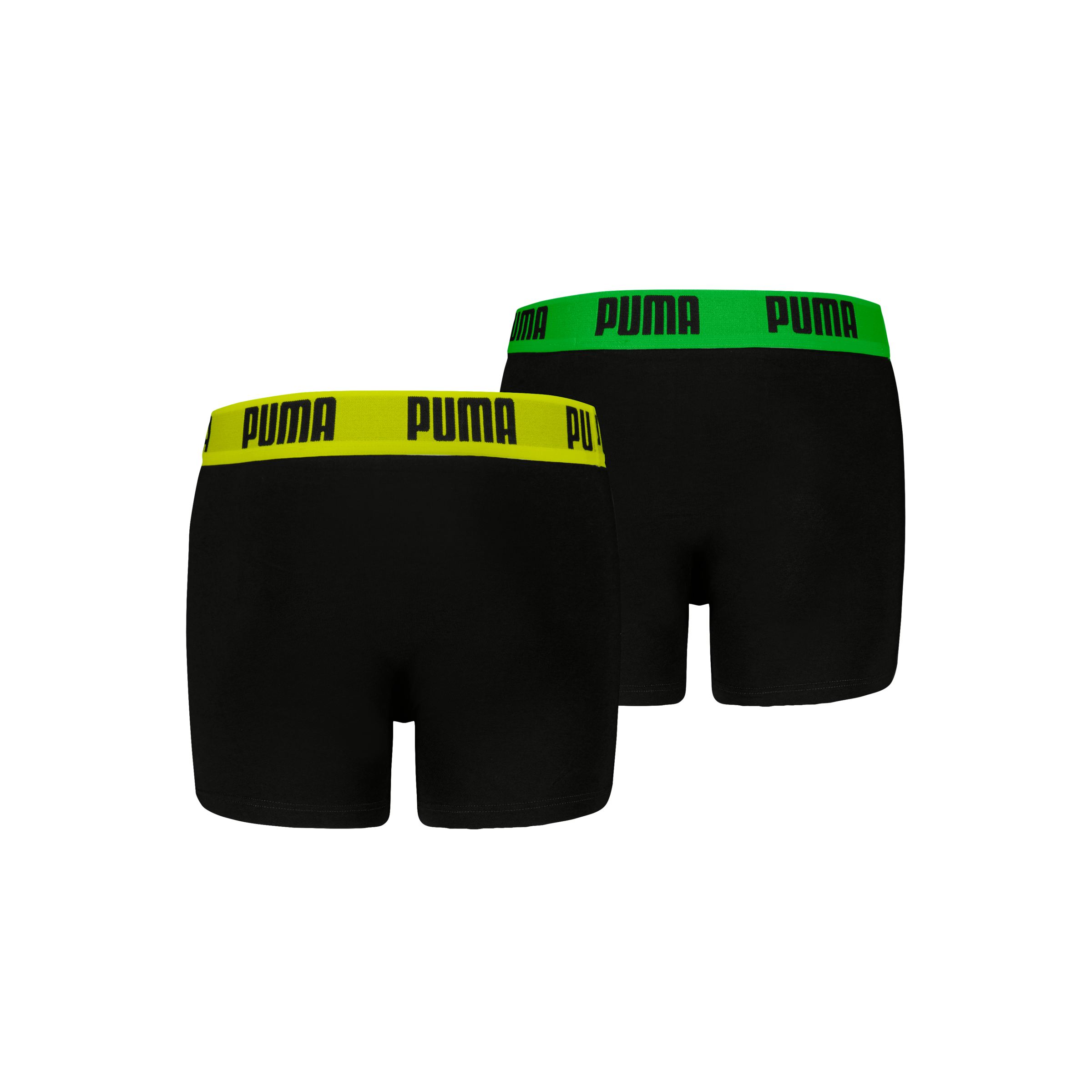 PUMA Boxershorts »PUMA BOYS EVERYDAY BASIC BOXERS 2P«, 2er Packer Packung, Boys, mit Logobund, elastisch