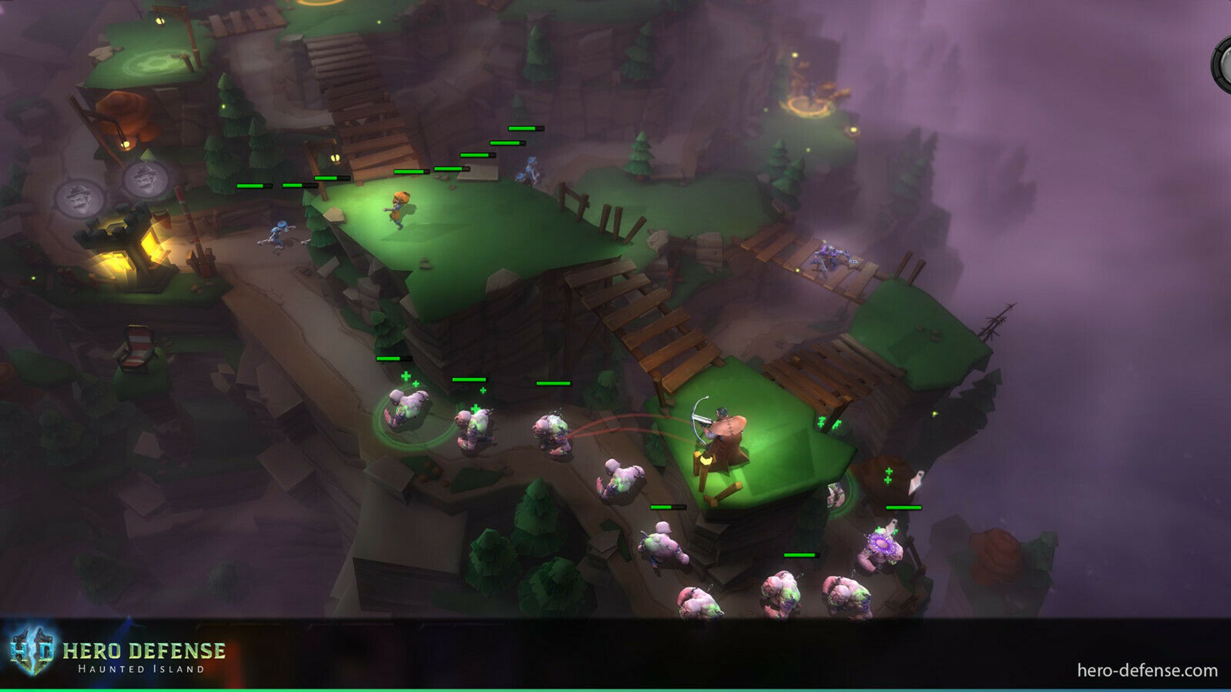 Hero Defense: Haunted Island