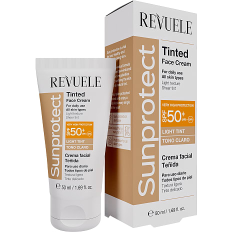 Dagcreme m. farve m. SPF50+